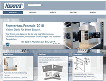 Tablet Screenshot of hermat.de